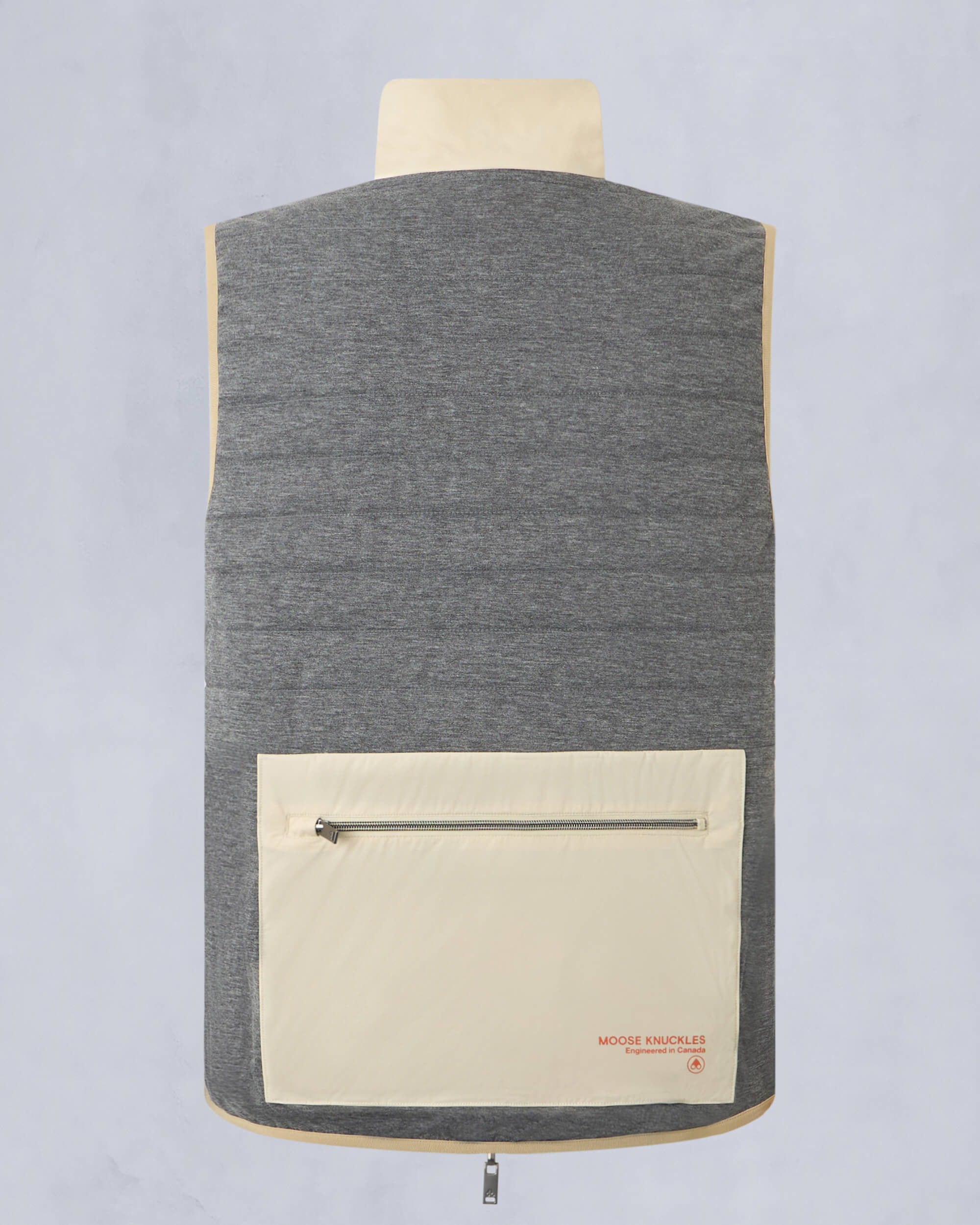 Moose Knuckles Mens Dominion Packable Vest TANNED/BONE M15MV452 Detail8