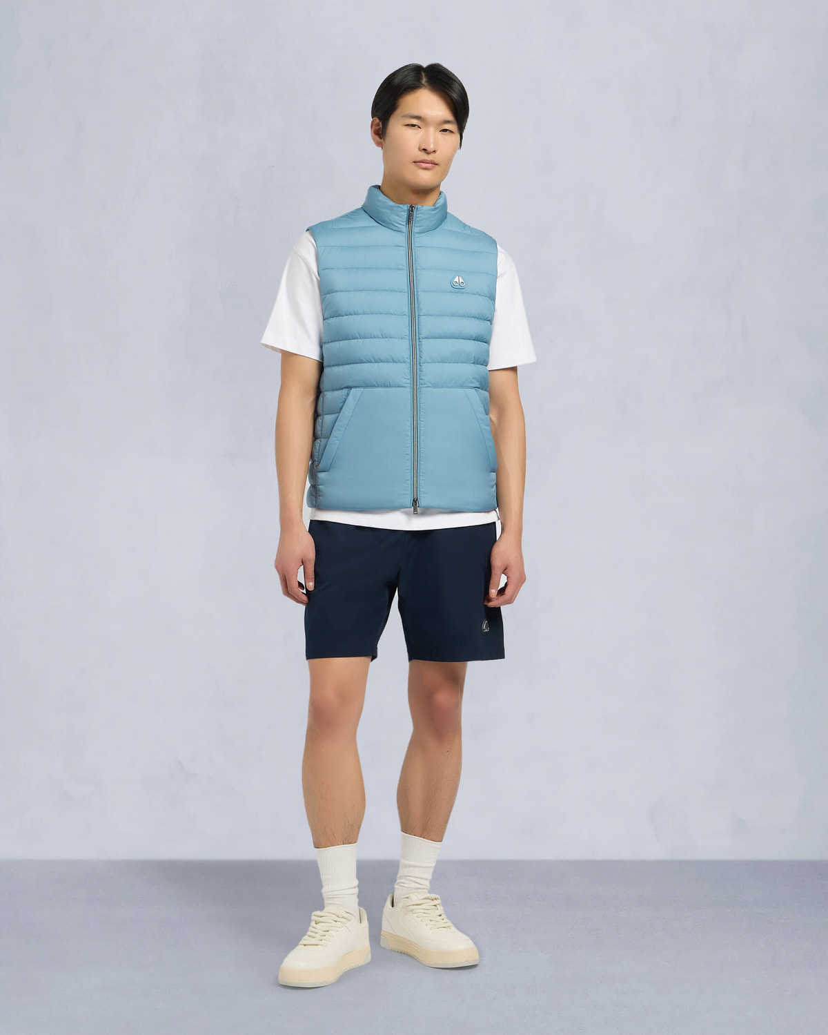 Moose Knuckles Mens Mentana Air Down Vest SEA M15MV456 Front Category