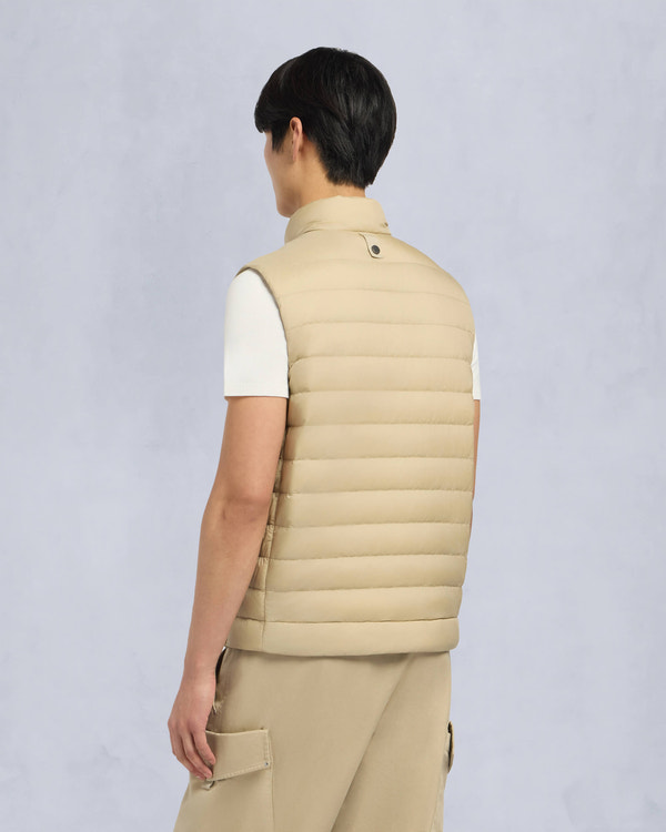 Moose Knuckles Mens Mentana Air Down Vest TANNED M15MV456 Back