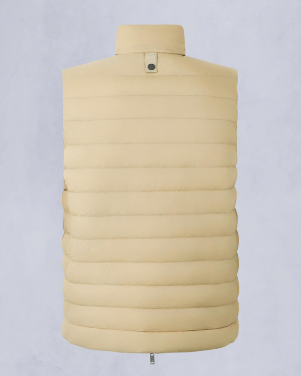 Moose Knuckles Mens Mentana Air Down Vest TANNED M15MV456 Detail2
