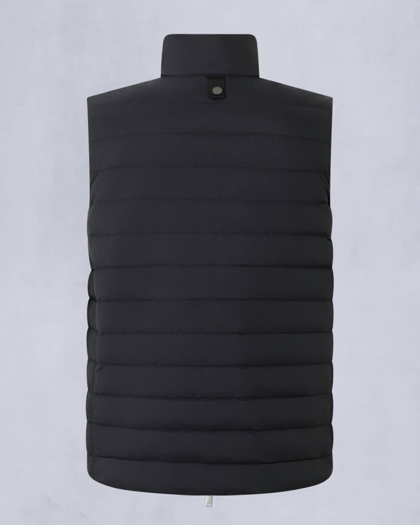 Moose Knuckles Mens Mentana Air Down Vest Black M15MV456 Detail2