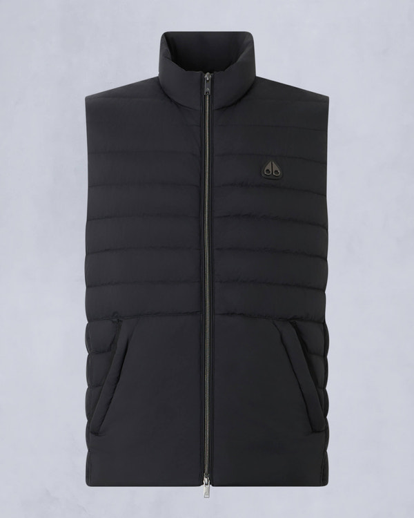 Moose Knuckles Mens Mentana Air Down Vest Black M15MV456 - GM