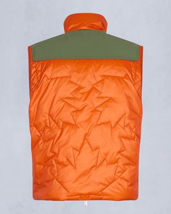 Moose Knuckles Mens Leaf Quilt Icon Vest KELP/ALERT M15MV464 Detail2