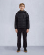 Moose Knuckles Kids Kids Unisex Gregoire Air Down Jacket Black M15UJ183 Front Category