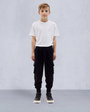 Moose Knuckles Kids Kids Unisex Hartsfield Cargo Joggers Black M15UR789 Front Category