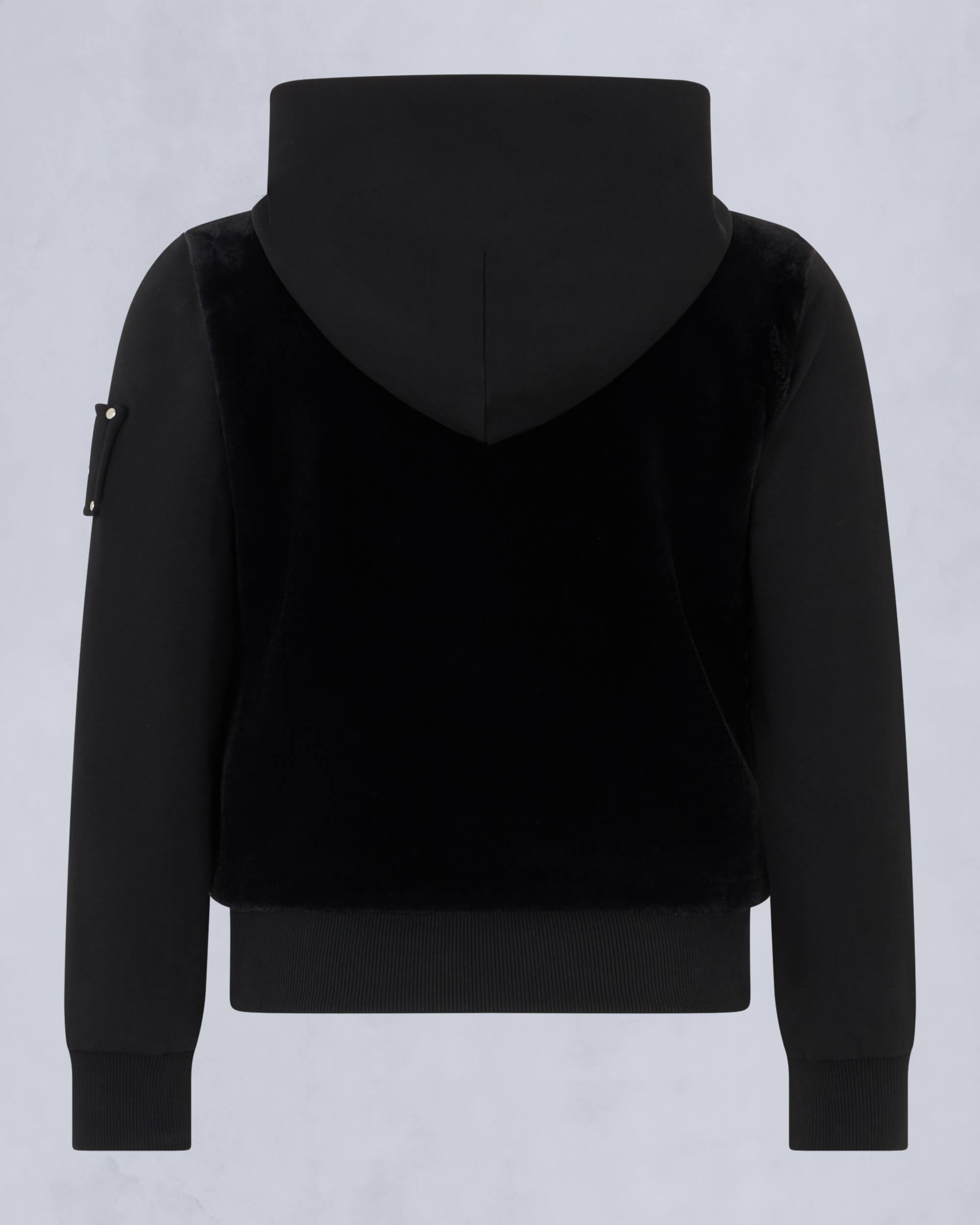 Moose Knuckles Kids Kids Unisex Rosylyn Bunny Hoodie Black M15US647 Detail2