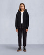 Moose Knuckles Kids Kids Unisex Hartsfield Zip Hoodie Black M15US708 Detail3