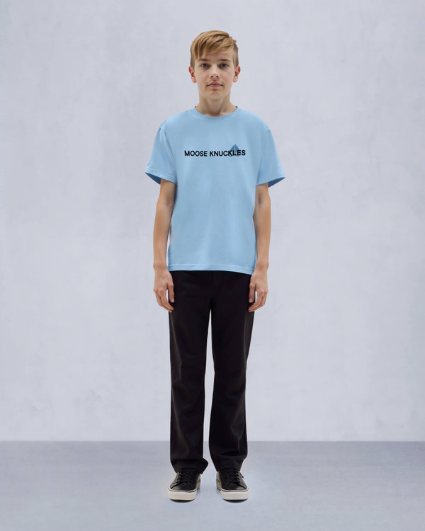 Moose Knuckles Kids Conway T-Shirt SEA M15UT752 Detail3