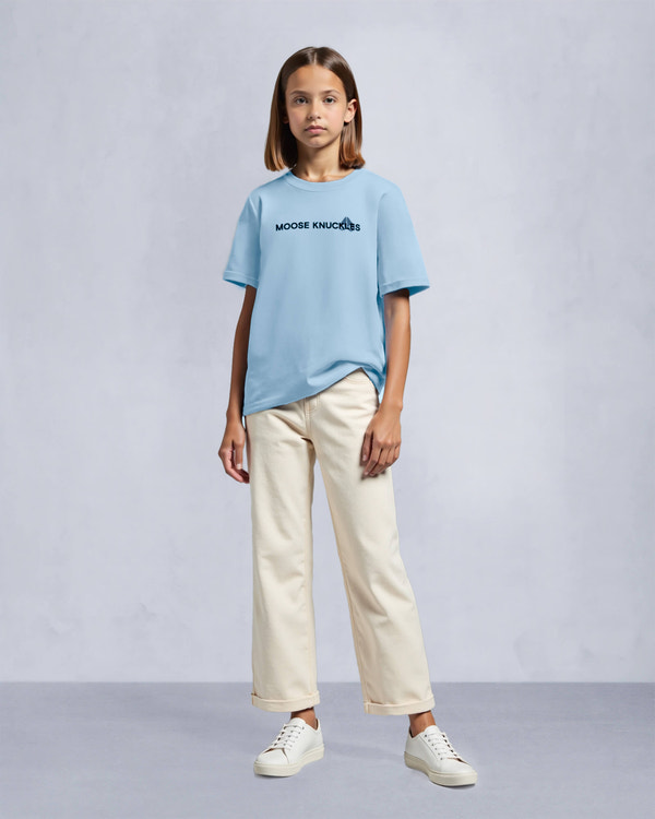 Moose Knuckles Kids Conway T-Shirt SEA M15UT752 Front Category