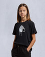 Moose Knuckles Kids Kids Unisex Augustine T-Shirt BLK W/DUSK M15UT781 Front