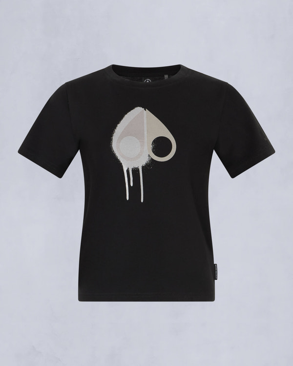 Moose Knuckles Kids Kids Unisex Augustine T-Shirt BLK W/DUSK M15UT781 - GM