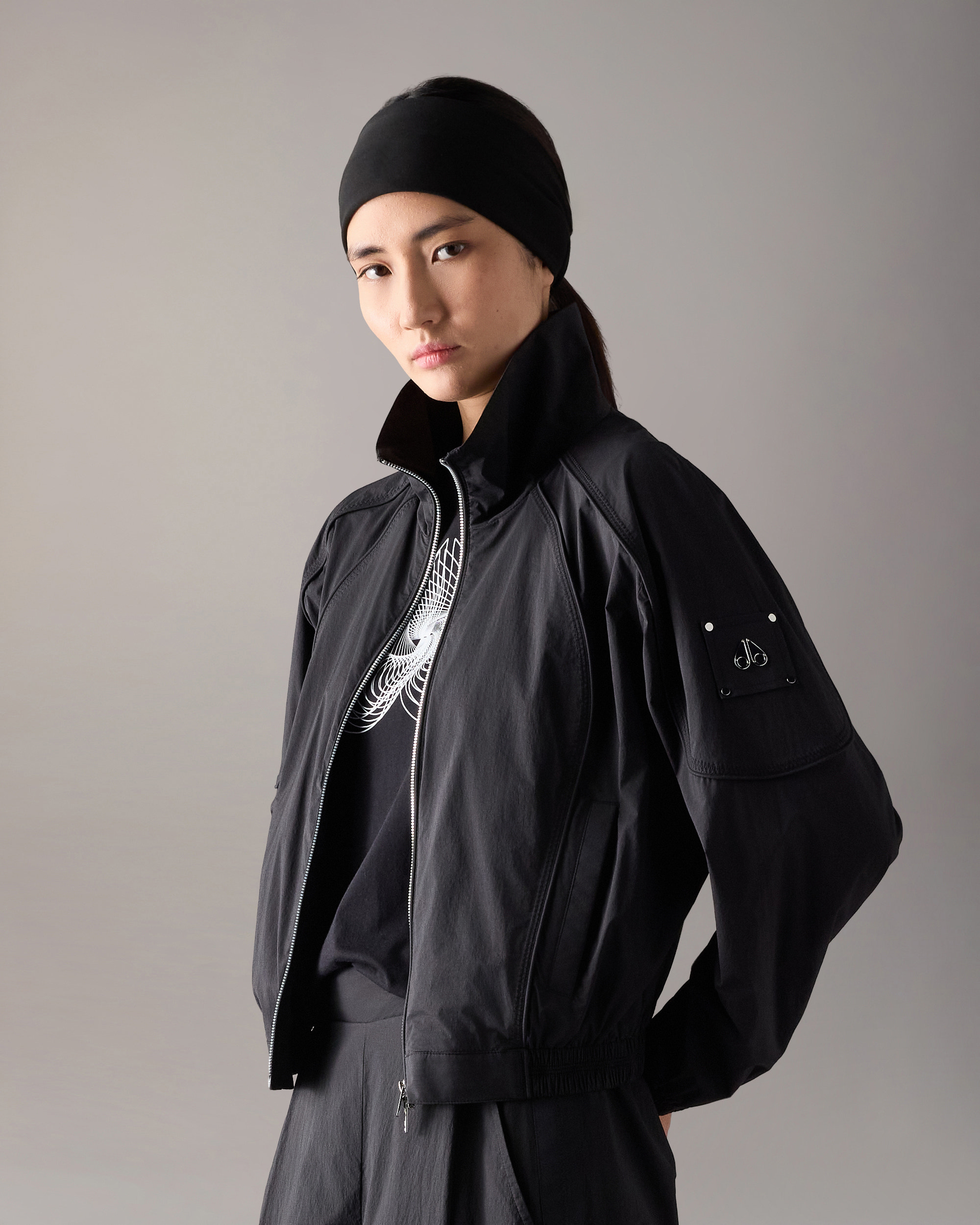 Moose Knuckles - M16LJ127 - Skyline Cropped Jacket - WOMENS -  - Front