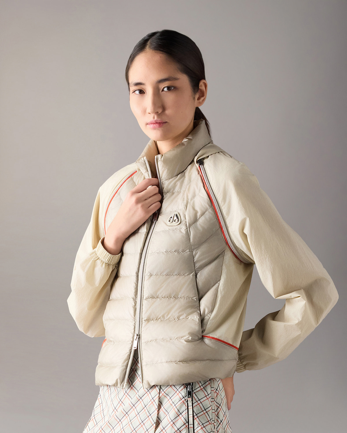 Moose Knuckles - M16LJ172 - Cloud Walker Air Down Hybrid Jacket - WOMENS -  - Front