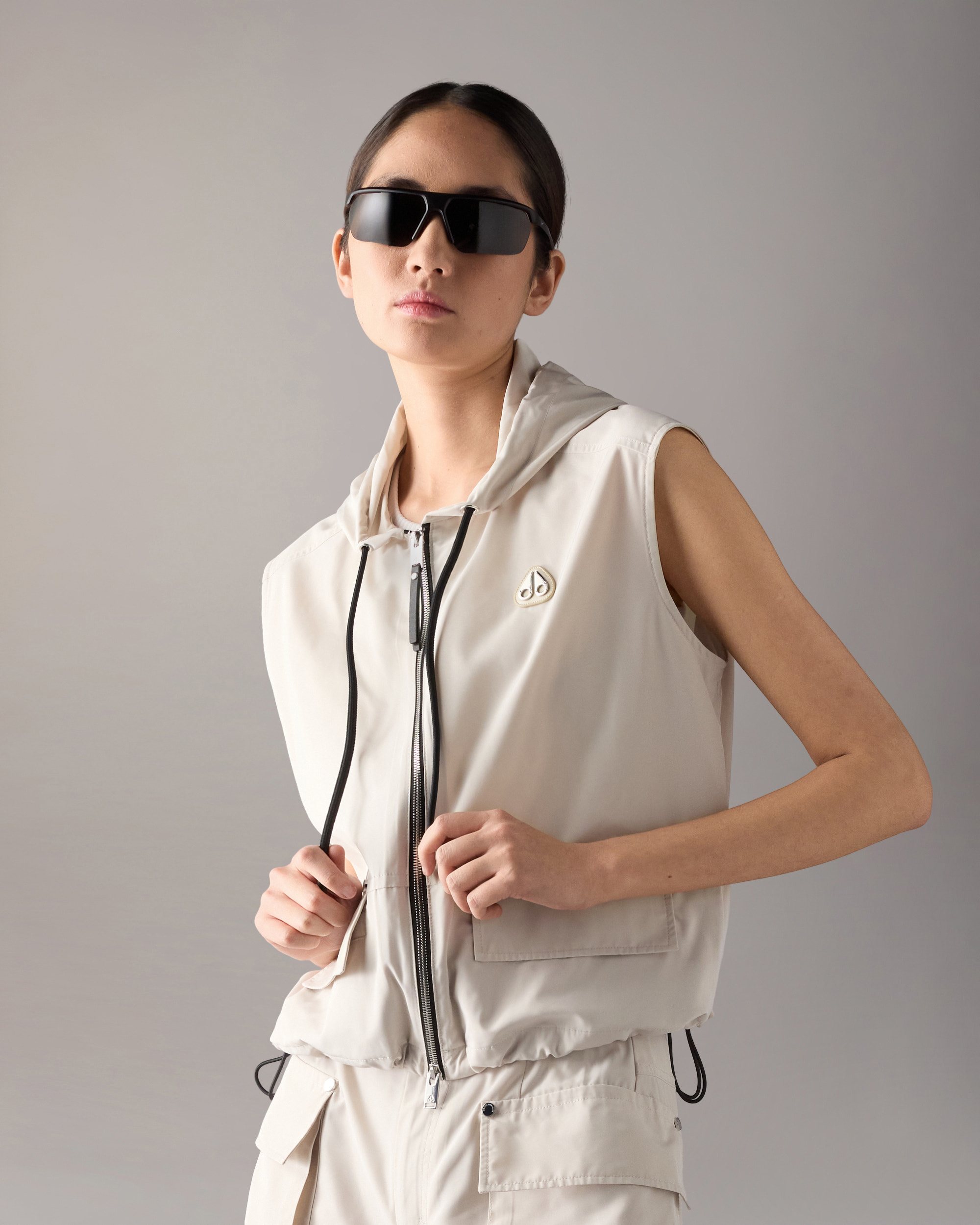 Moose Knuckles - M16LV460 - Elevate Hooded Vest - WOMENS -  - Front