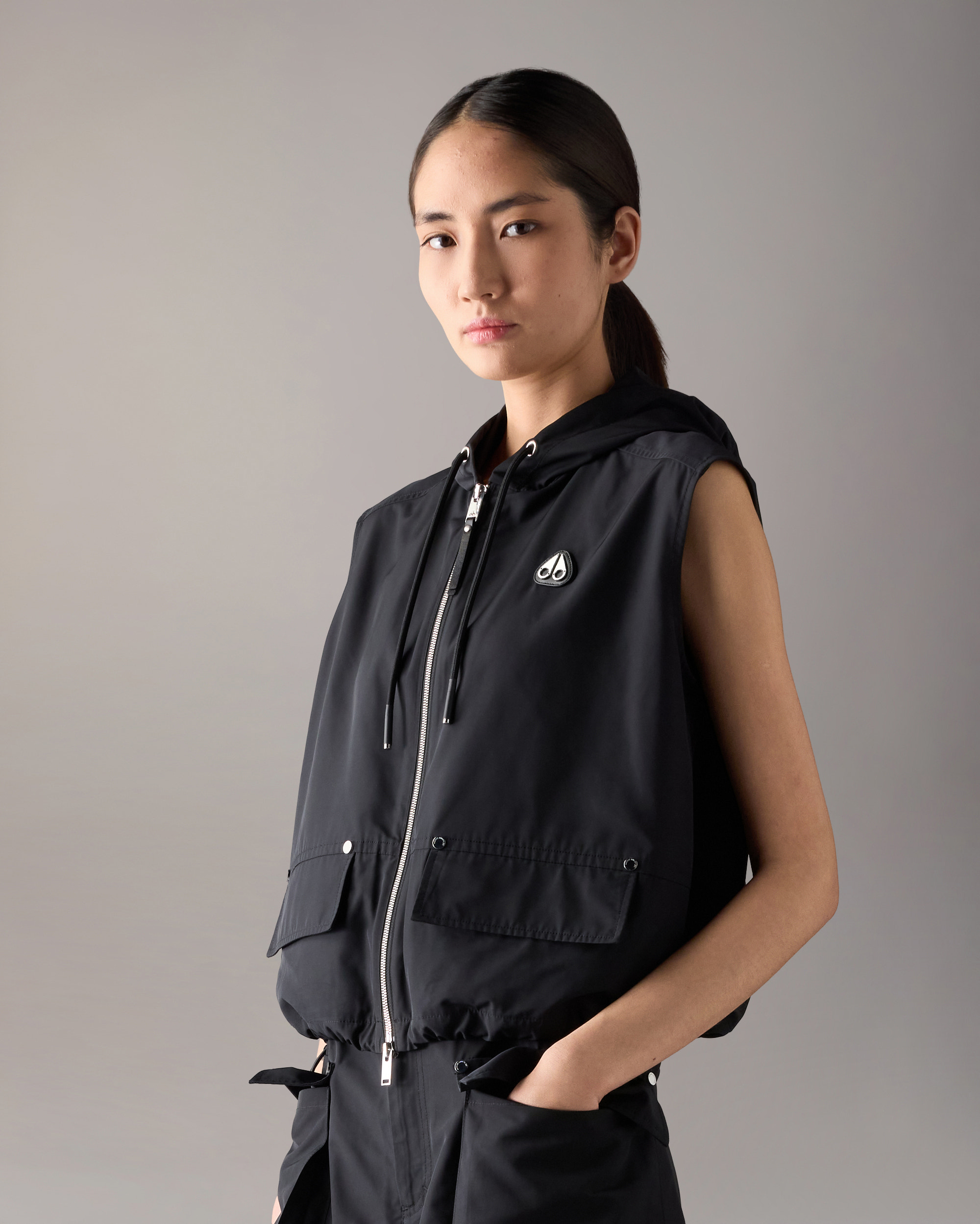 Moose Knuckles - M16LV460 - Elevate Hooded Vest - WOMENS -  - Front