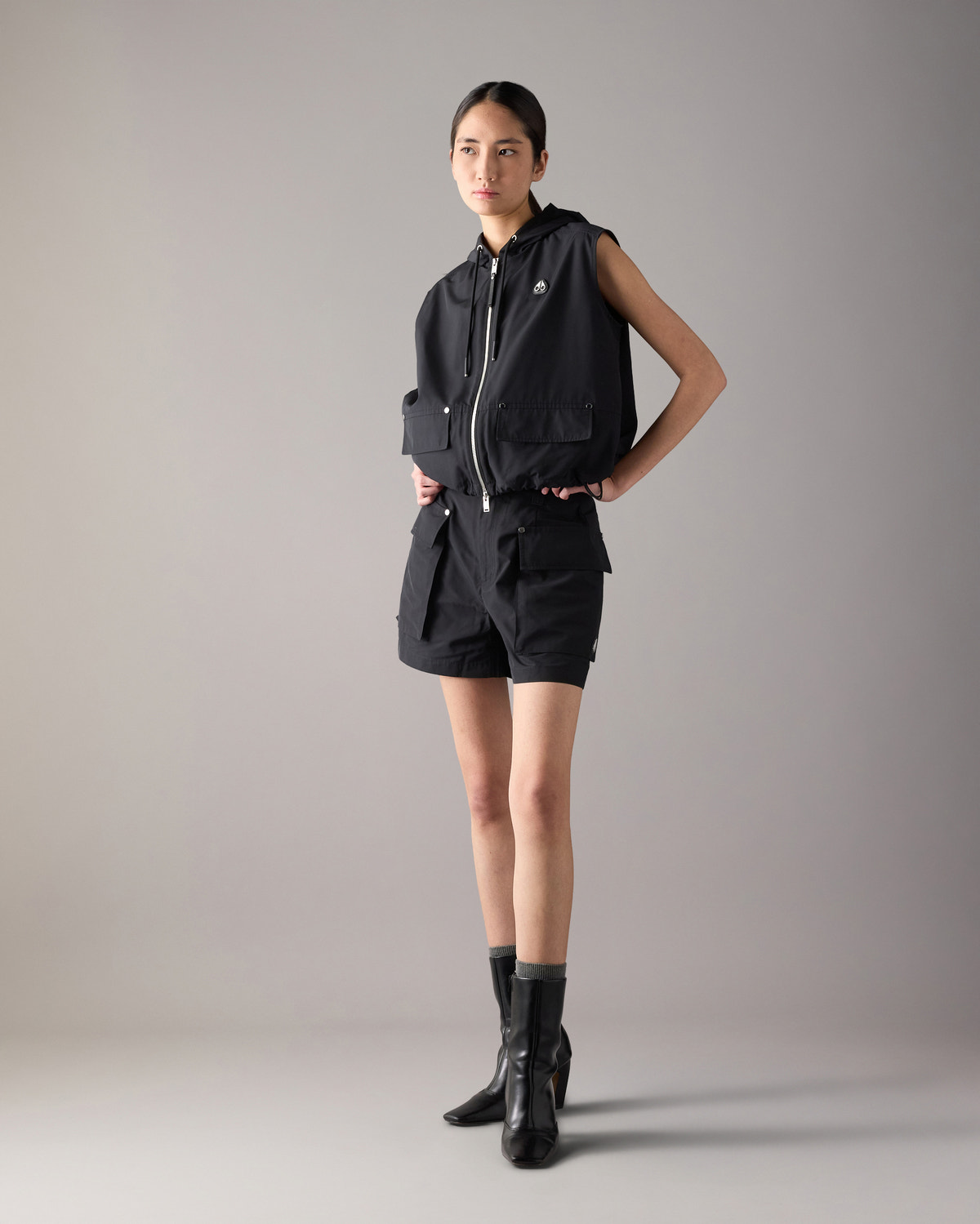 Moose Knuckles - M16LV460 - Elevate Hooded Vest - WOMENS -  - Front Category