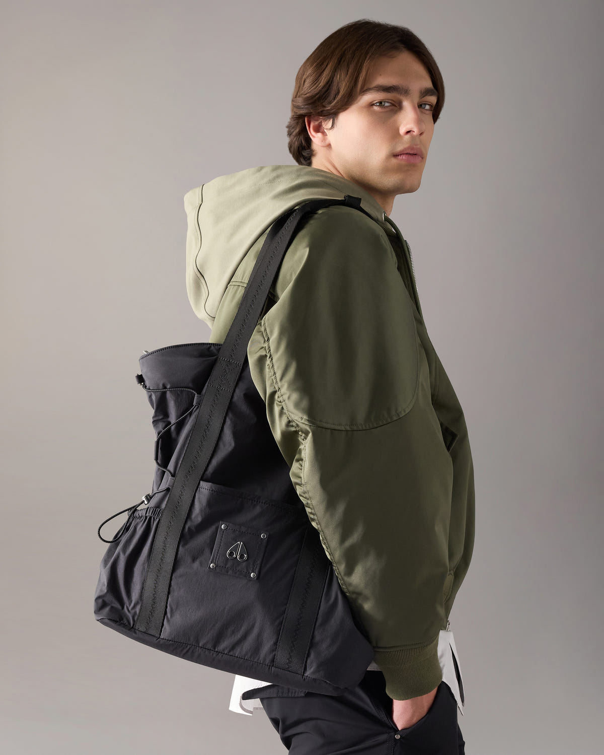 Moose Knuckles - M16MA515 - Parachute Tote Bag - ACCESSORIES -  - Front Category