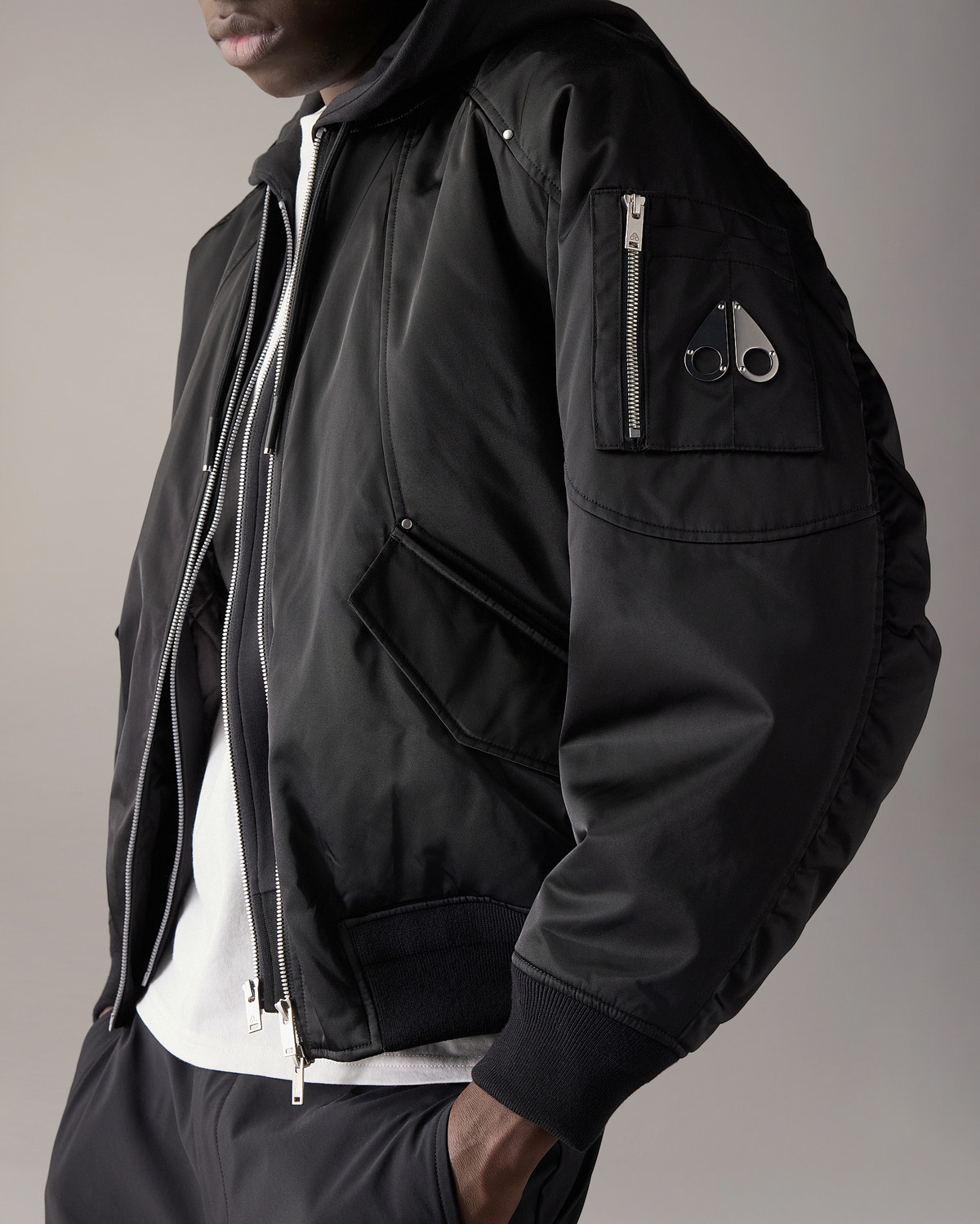 Moose Knuckles - M16MB060 - Georgie Bomber Jacket - MENS -  - Detail6