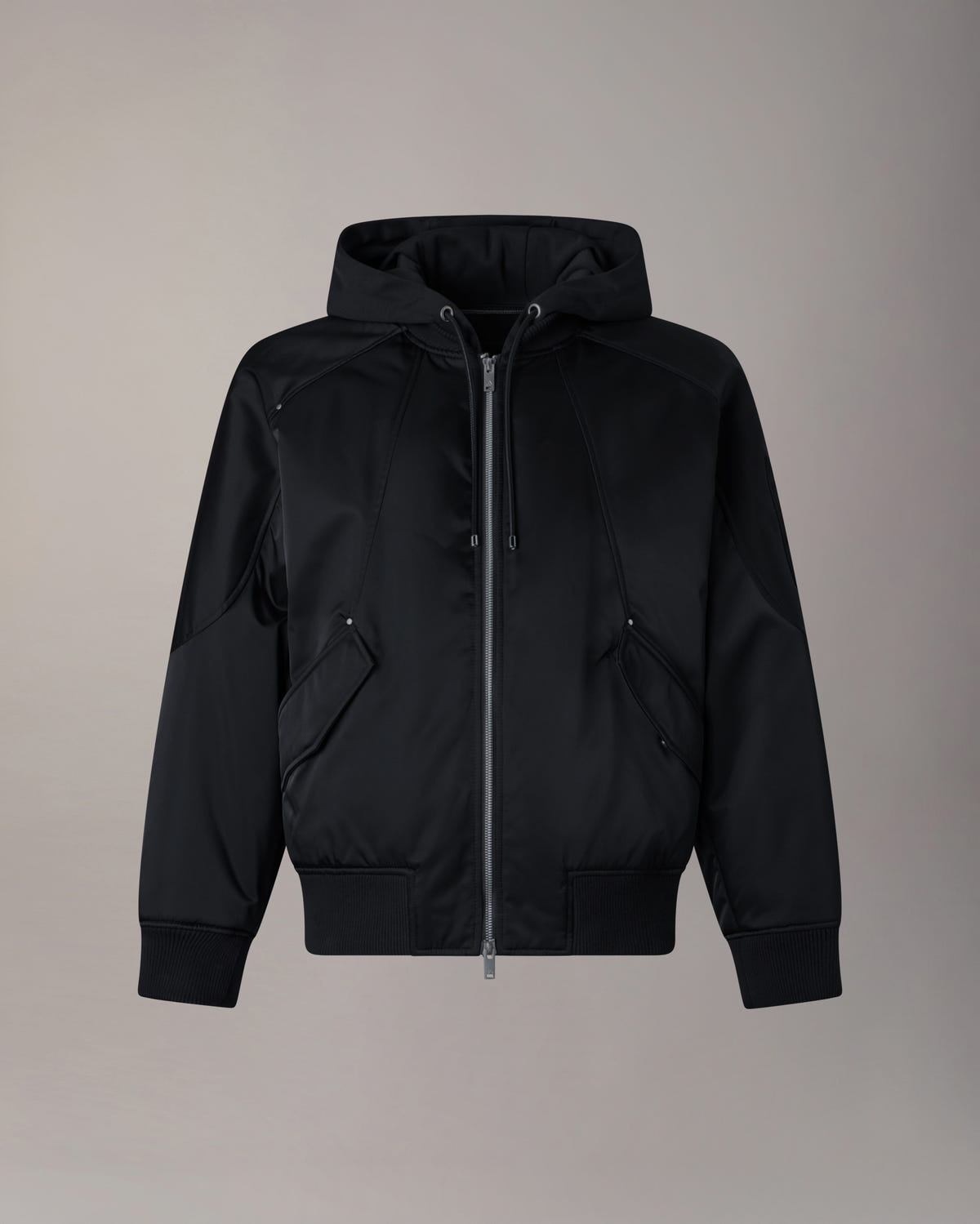 Moose Knuckles - M16MB060 - Georgie Satin Bomber Jacket - MENS -  - Detail8