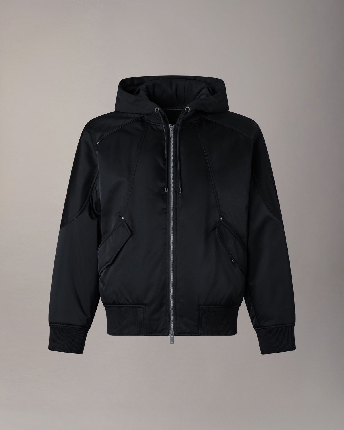 Moose Knuckles - M16MB060 - Georgie Satin Bomber Jacket - MENS -  - Detail8