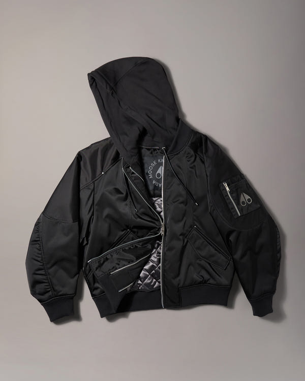 Moose Knuckles - M16MB060 - Georgie Satin Bomber Jacket - MENS -  - GM
