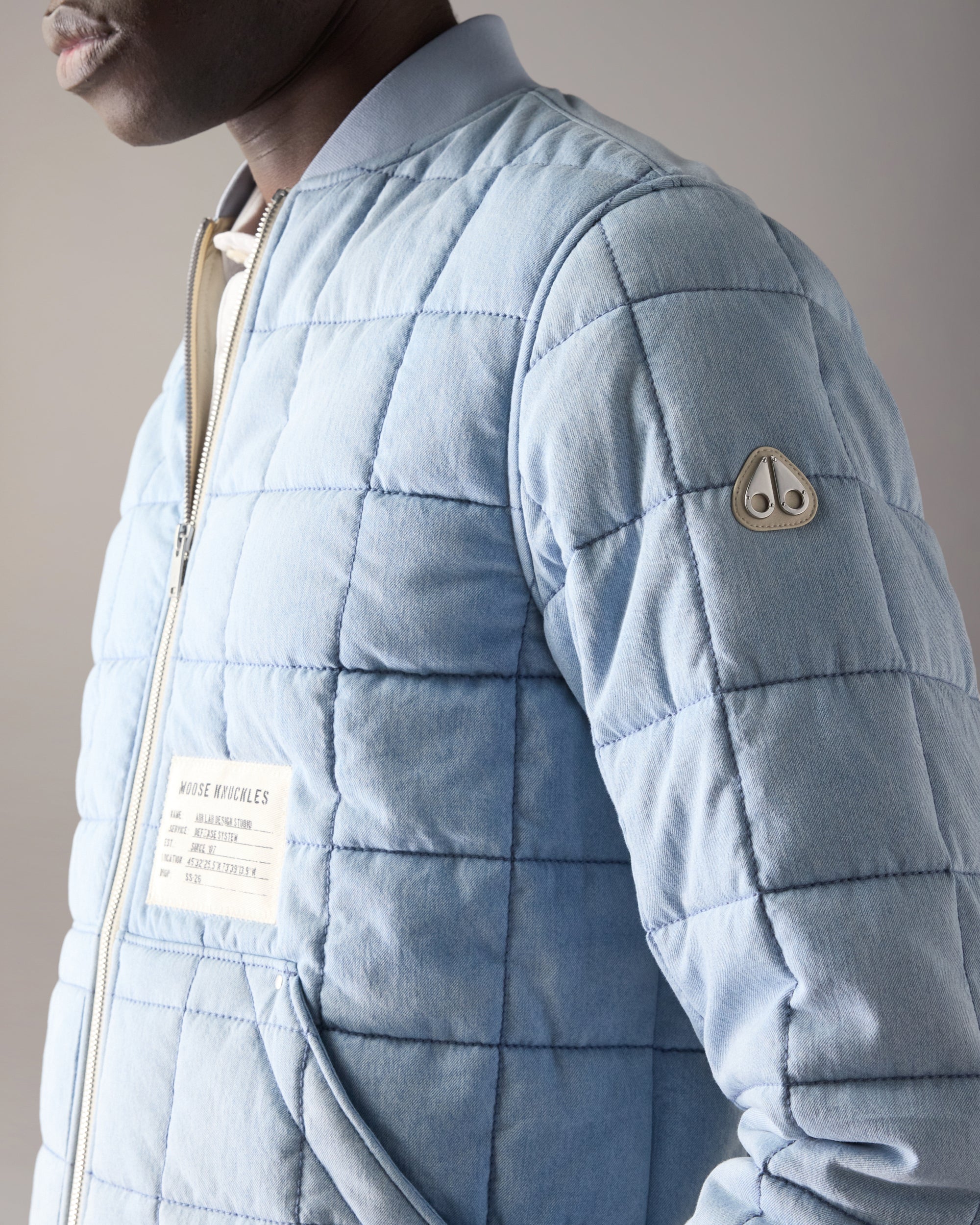 Transit Liner Denim Bomber Jacket | Men | Moose Knuckles