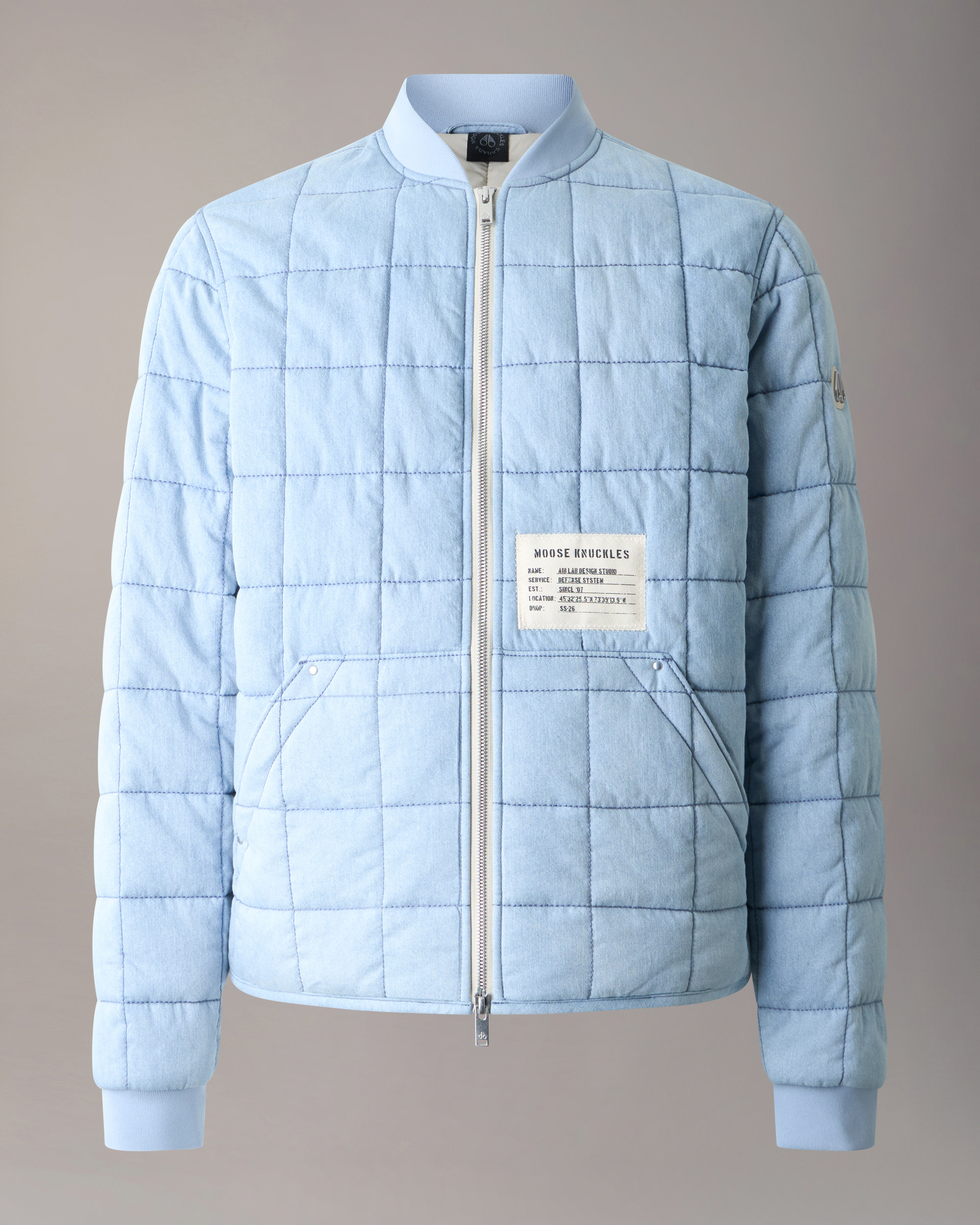 Moose Knuckles - M16MJ156H1 - Transit Liner Denim Bomber Jacket  - MENS -  - GM