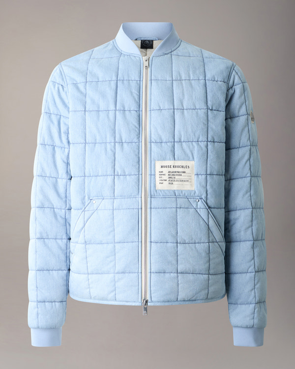 Moose Knuckles - M16MJ156H1 - Transit Liner Denim Bomber Jacket  - MENS -  - GM