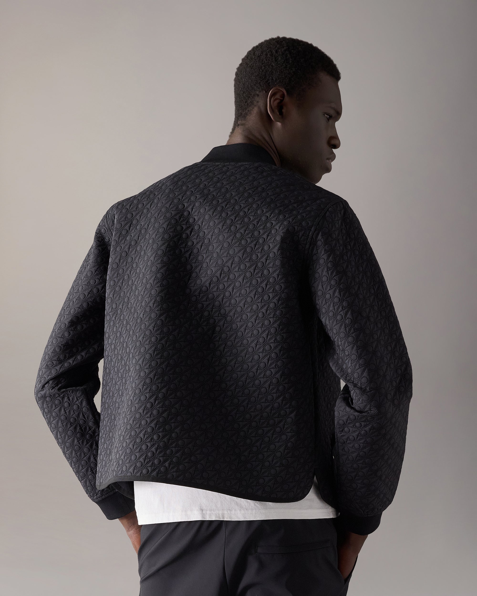 Transit Liner Monogram Bomber Jacket | Men | Moose Knuckles