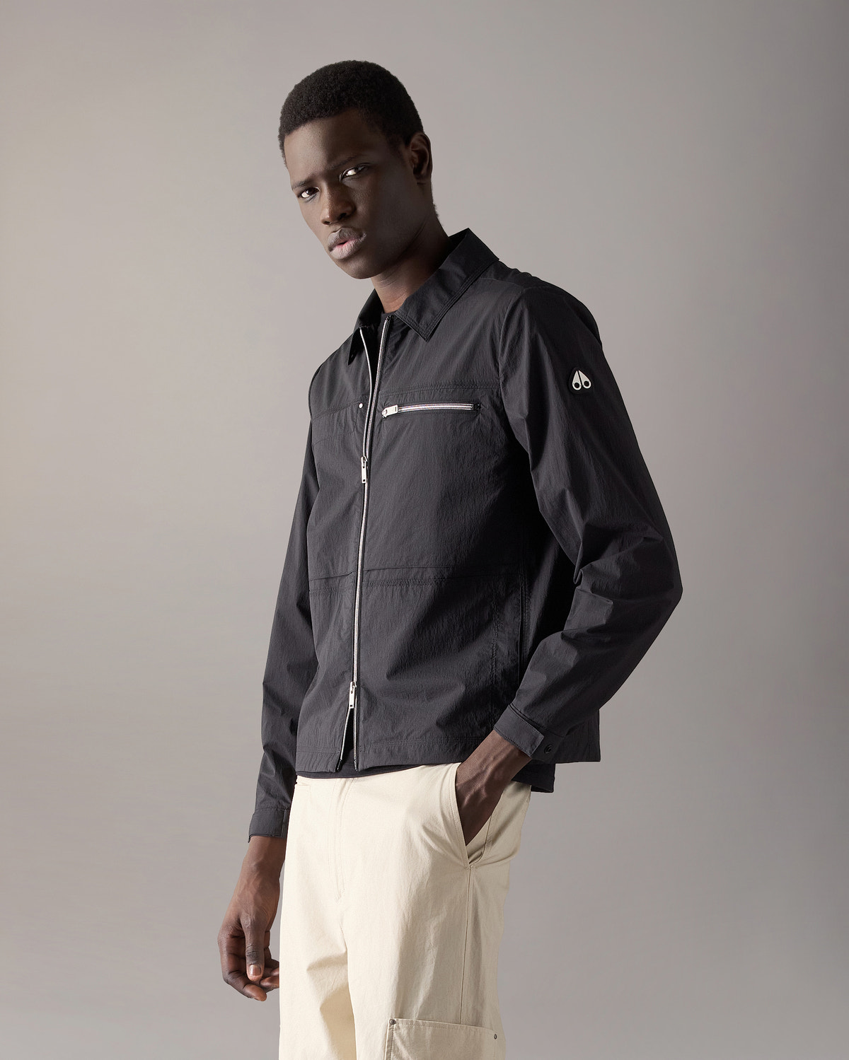 Moose Knuckles - M16MJ157 - Top Flight Shirt Jacket - MENS -  - Front