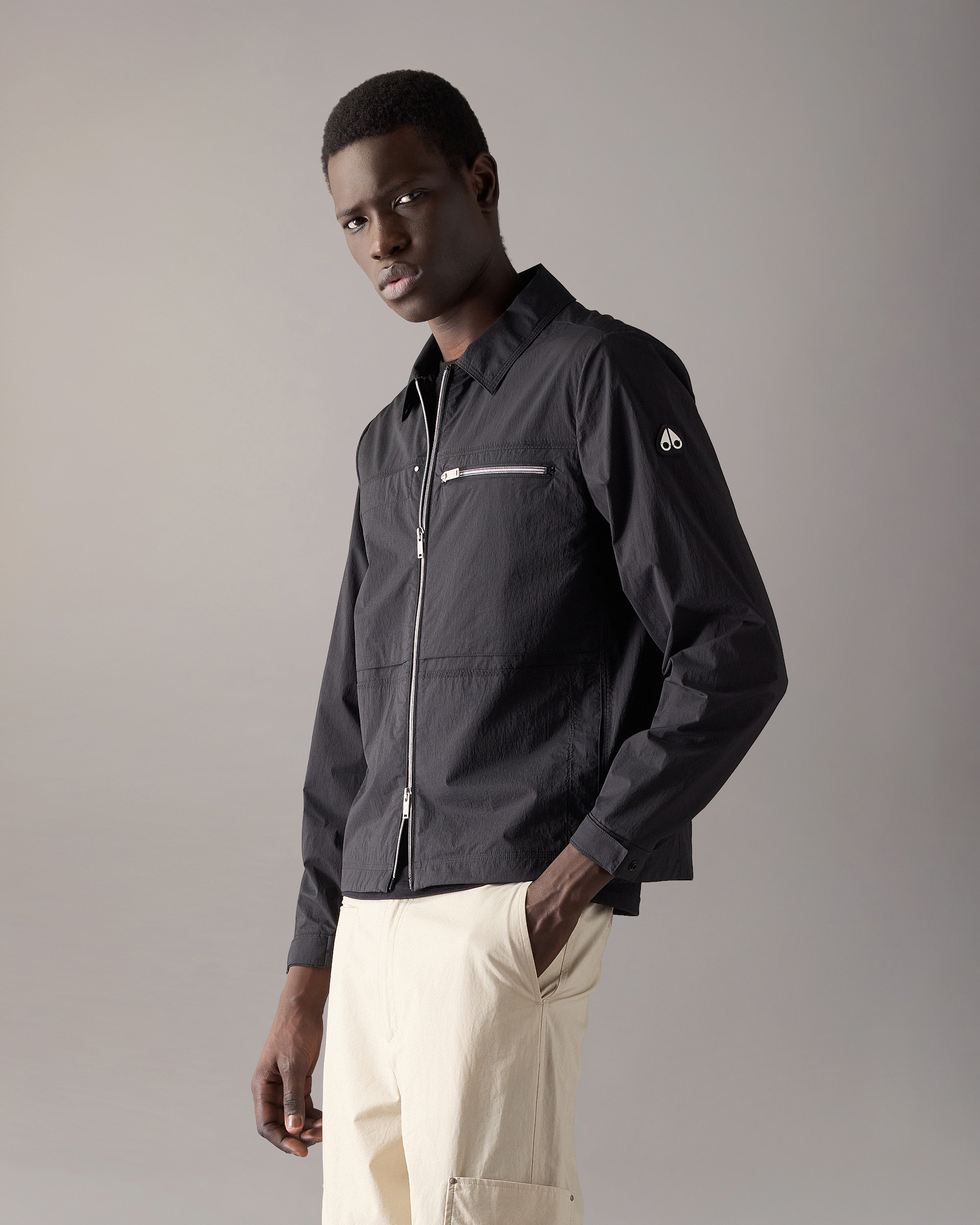 Moose Knuckles - M16MJ157 - Top Flight Shirt Jacket - MENS -  - Front