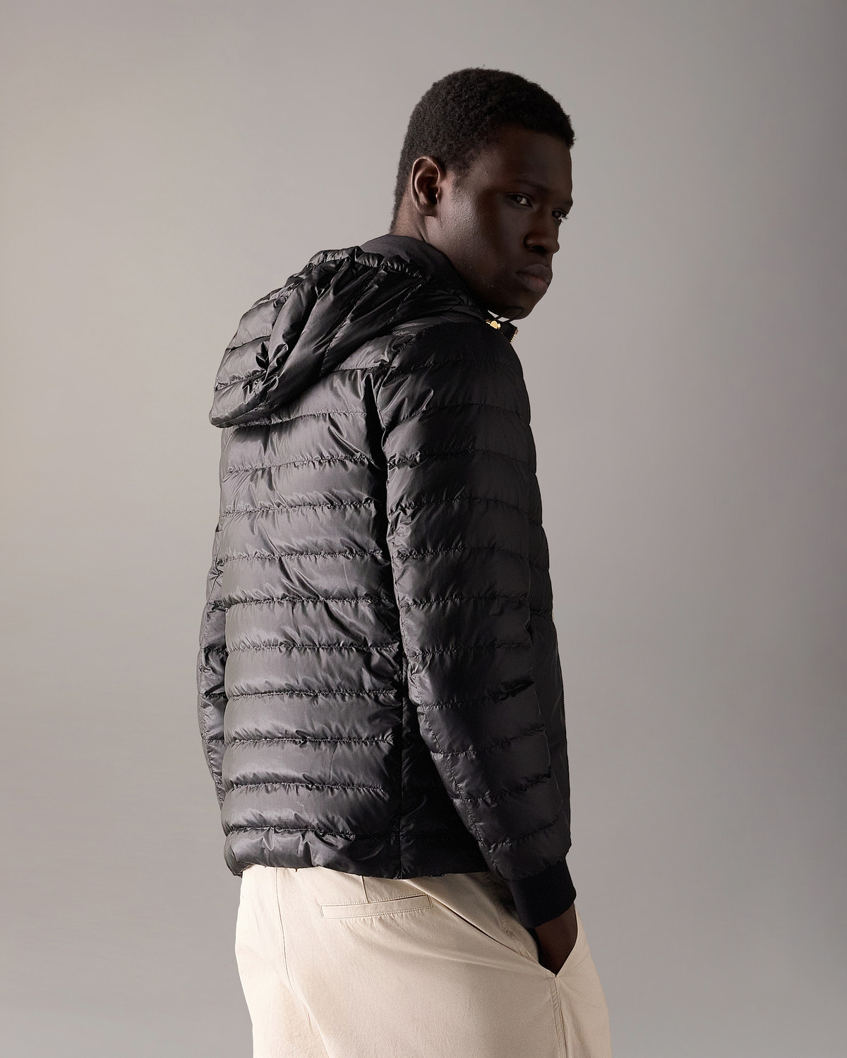 Moose Knuckles - M16MJ159G - Gold Series Cloud Walker Air Down Hoodie - MENS -  - Back