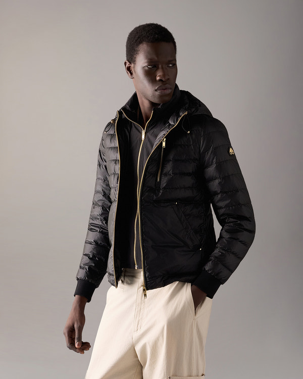 Moose Knuckles - M16MJ159G - Gold Series Cloud Walker Air Down Hoodie - MENS -  - Front