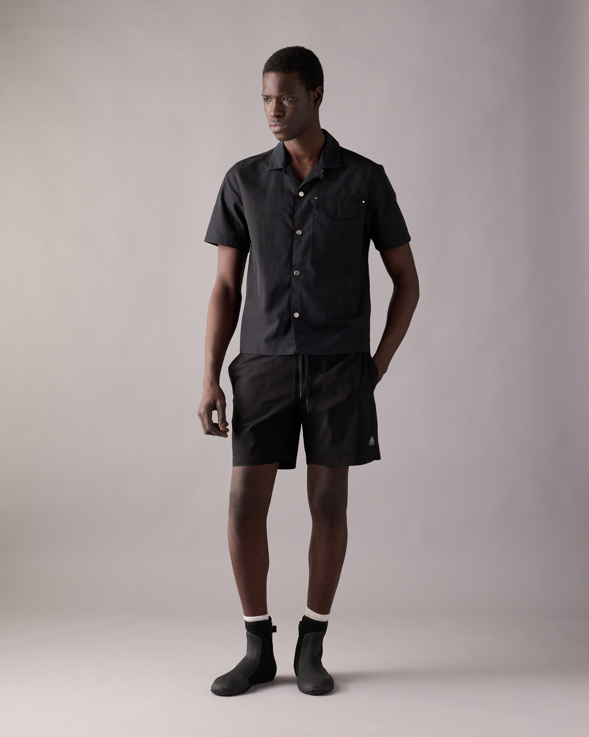 Moose Knuckles - M16MR756 - Logo Swim Shorts - MENS -  - Front Category