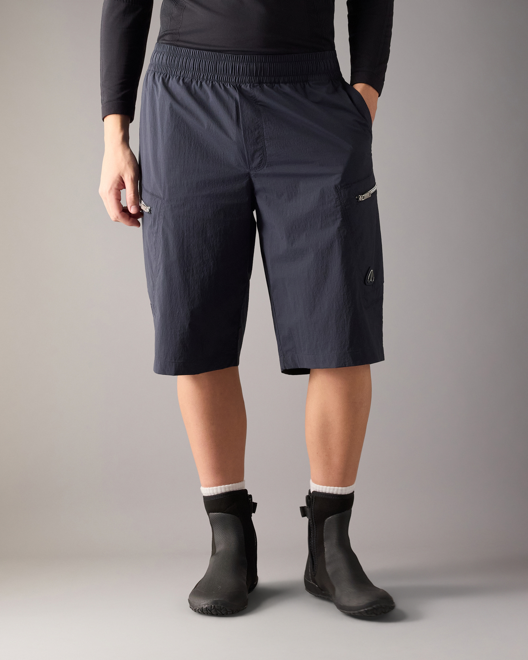 Moose Knuckles - M16MR770 - Top Flight Cargo Shorts - MENS -  - Front