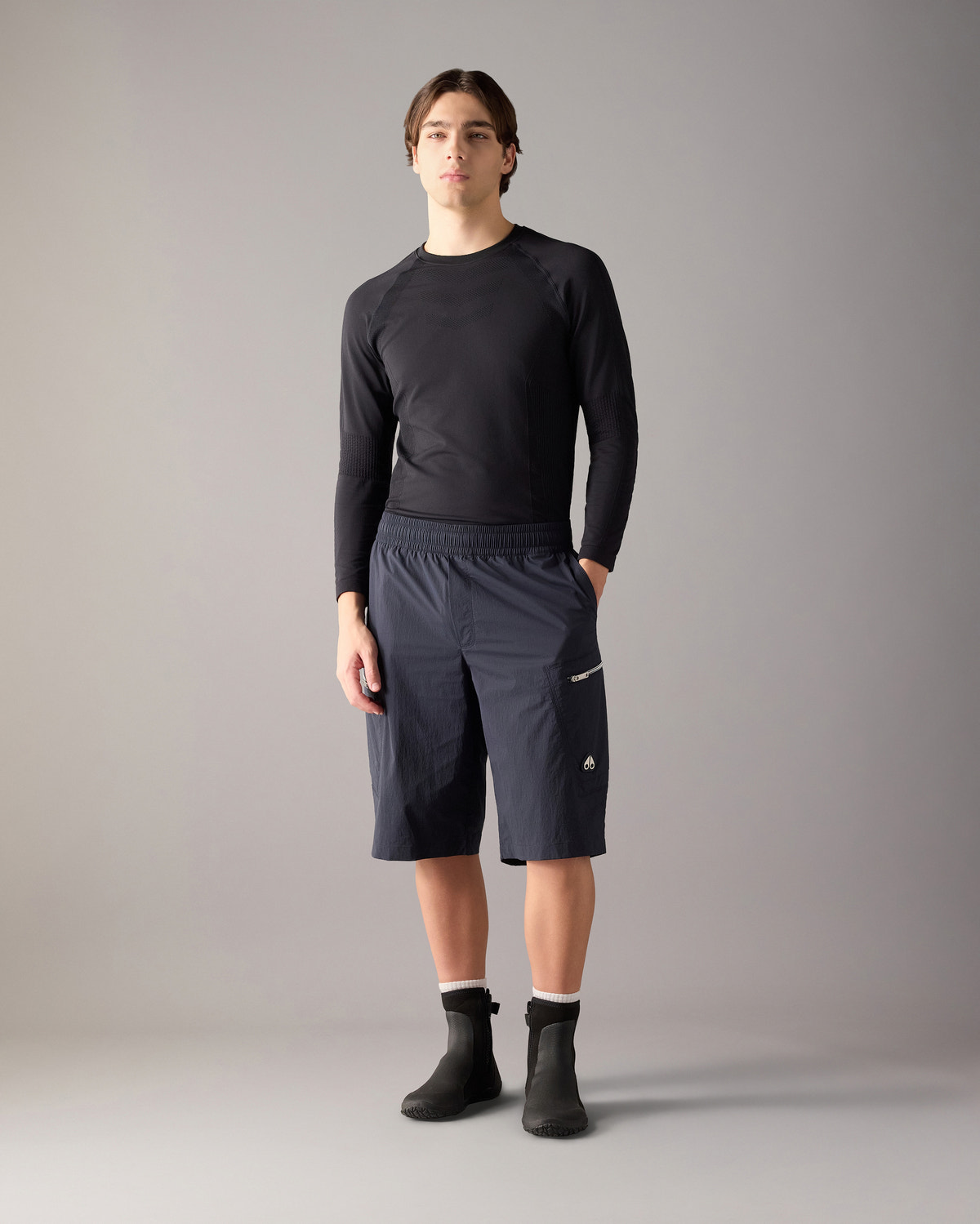 Moose Knuckles - M16MR770 - Top Flight Cargo Shorts - MENS -  - Front Category