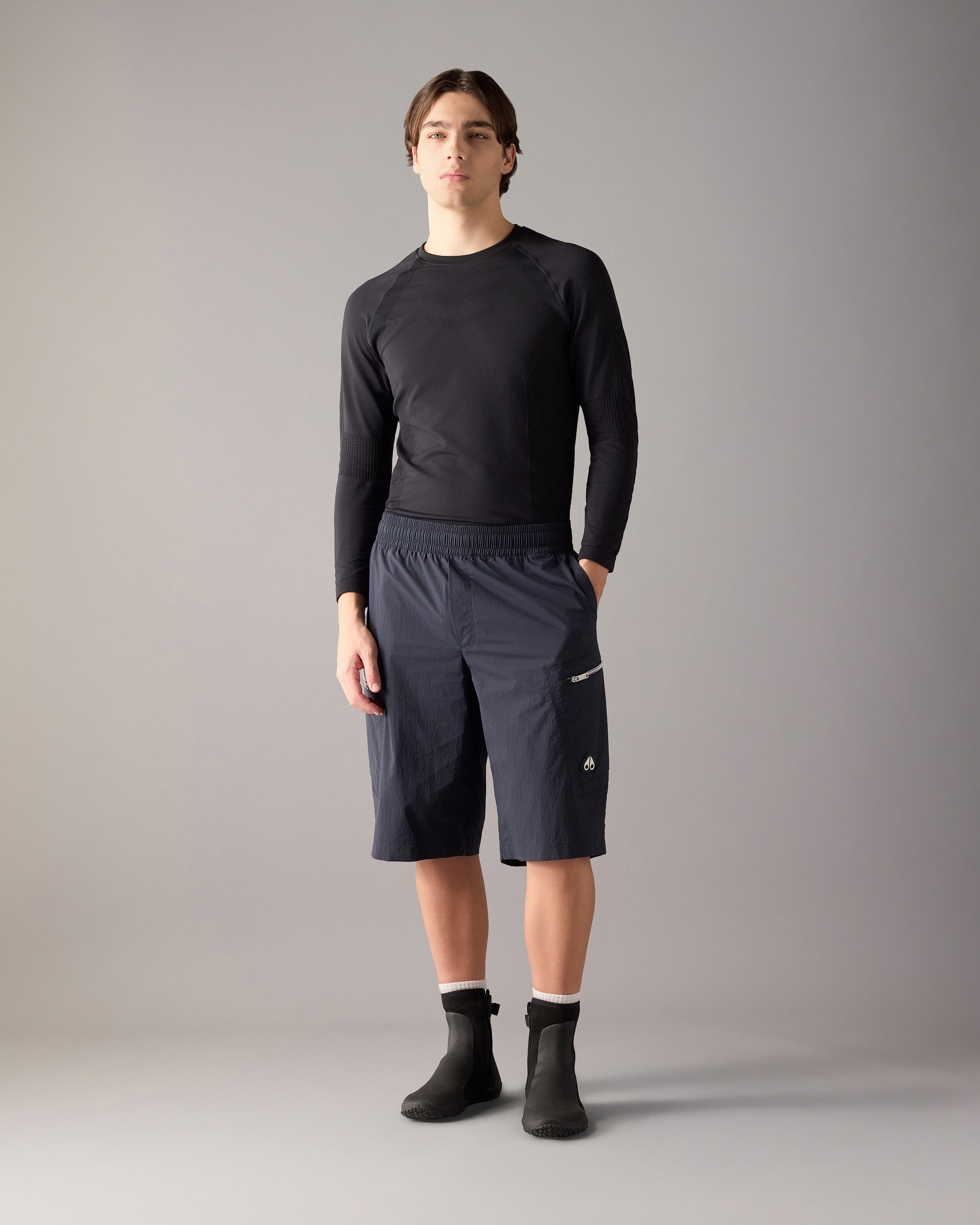 Moose Knuckles - M16MR770 - Top Flight Cargo Shorts - MENS -  - Front Category