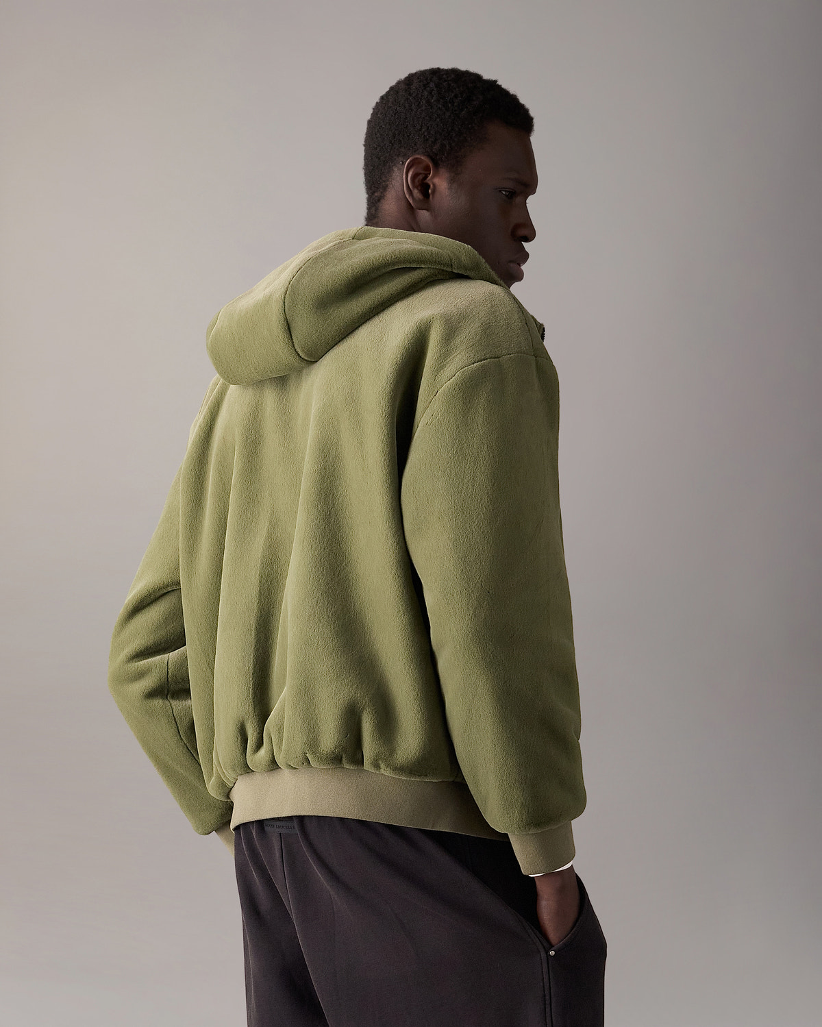 Moose Knuckles - M16MS623H - Roland Reversible Bunny Hoodie - MENS -  - Back