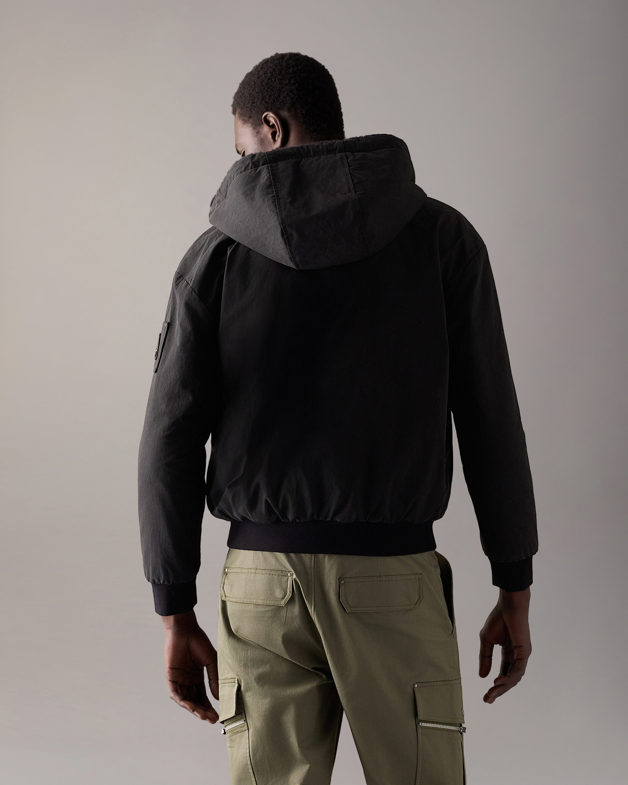Moose Knuckles - M16MS623H - Roland Reversible Bunny Hoodie - MENS -  - Back