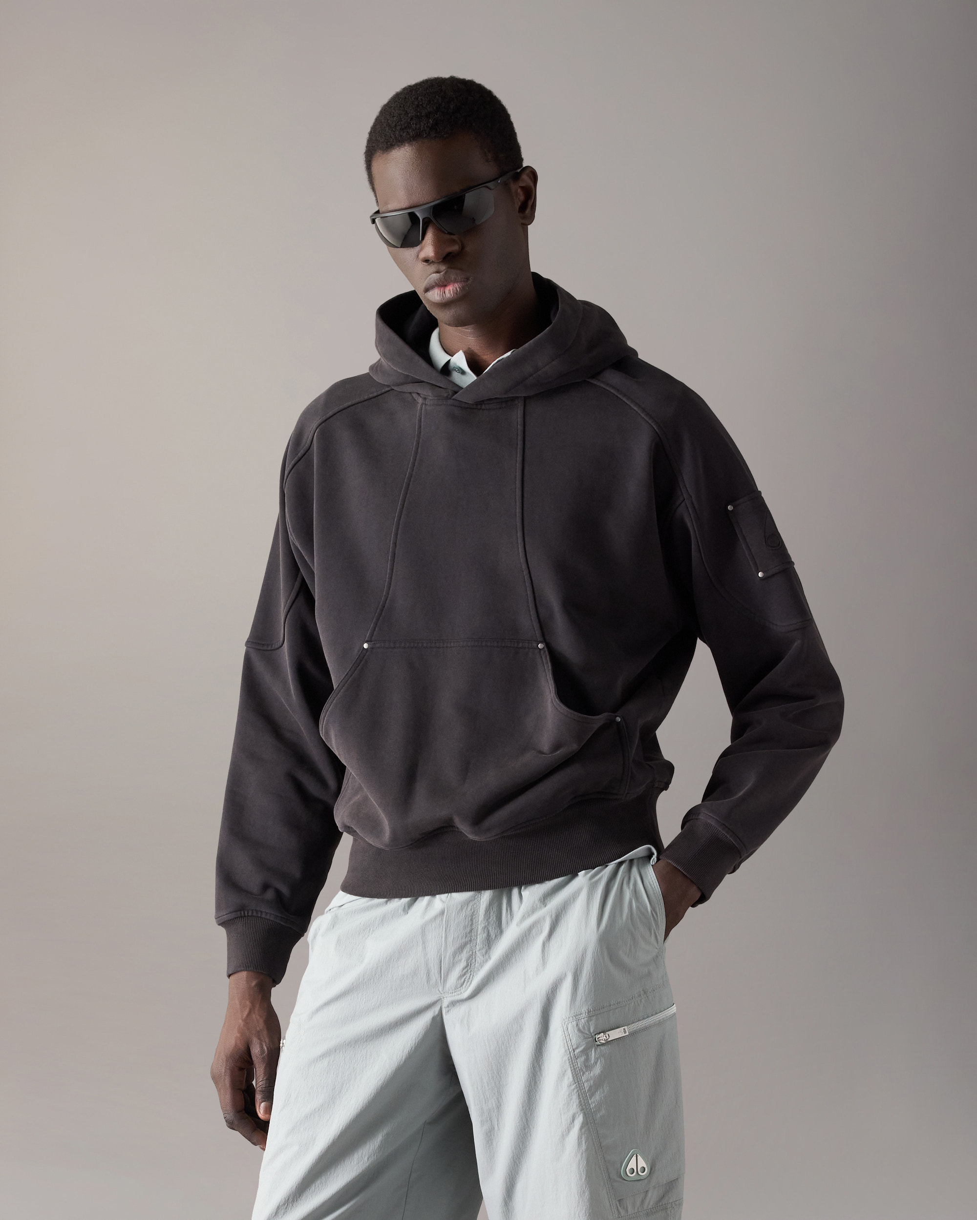 Moose Knuckles - M16MS637 - Downtown Hoodie - MENS -  - Front