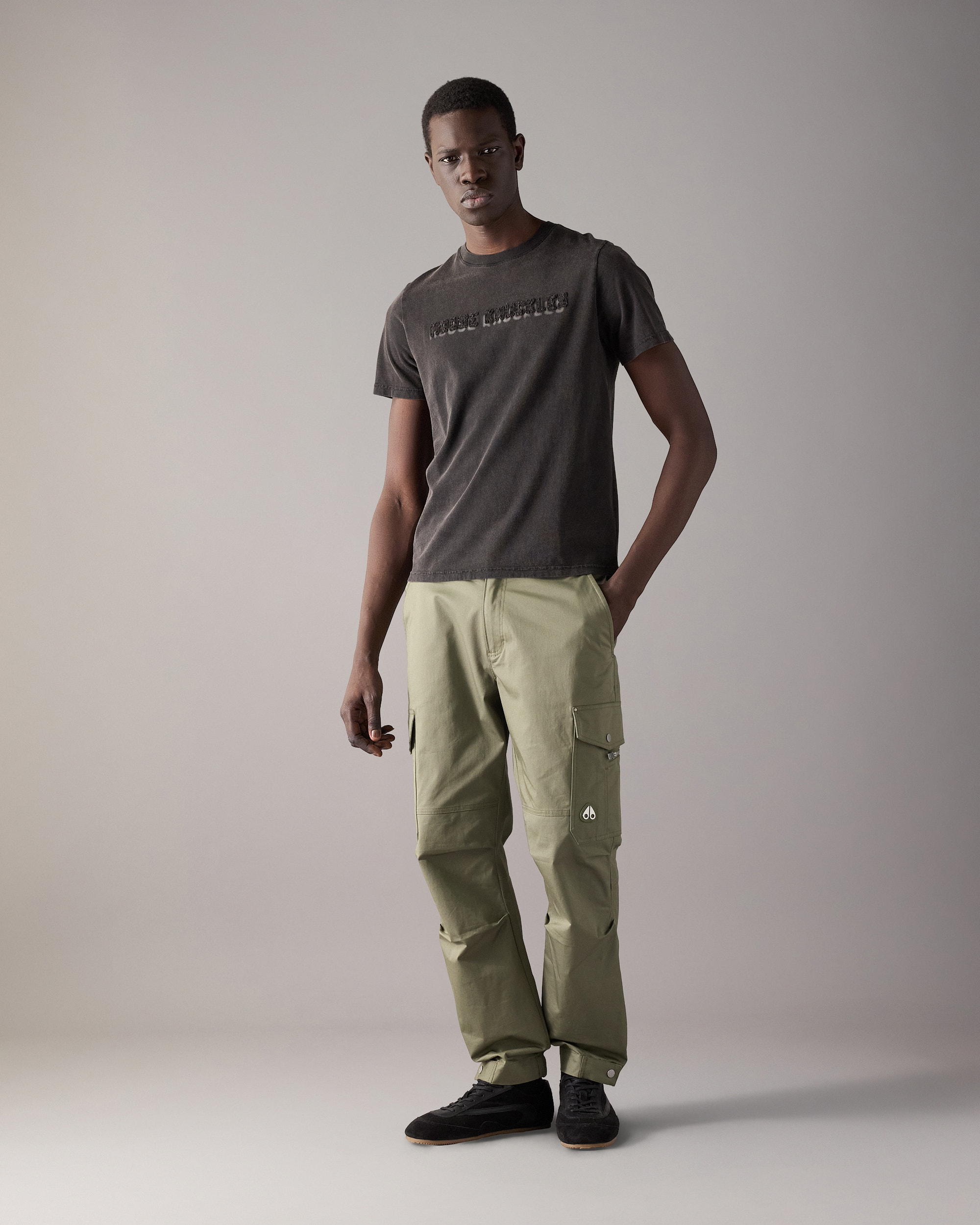 Moose Knuckles - M16MT707 - Conway Logo T-Shirt - MENS -  - Front Category