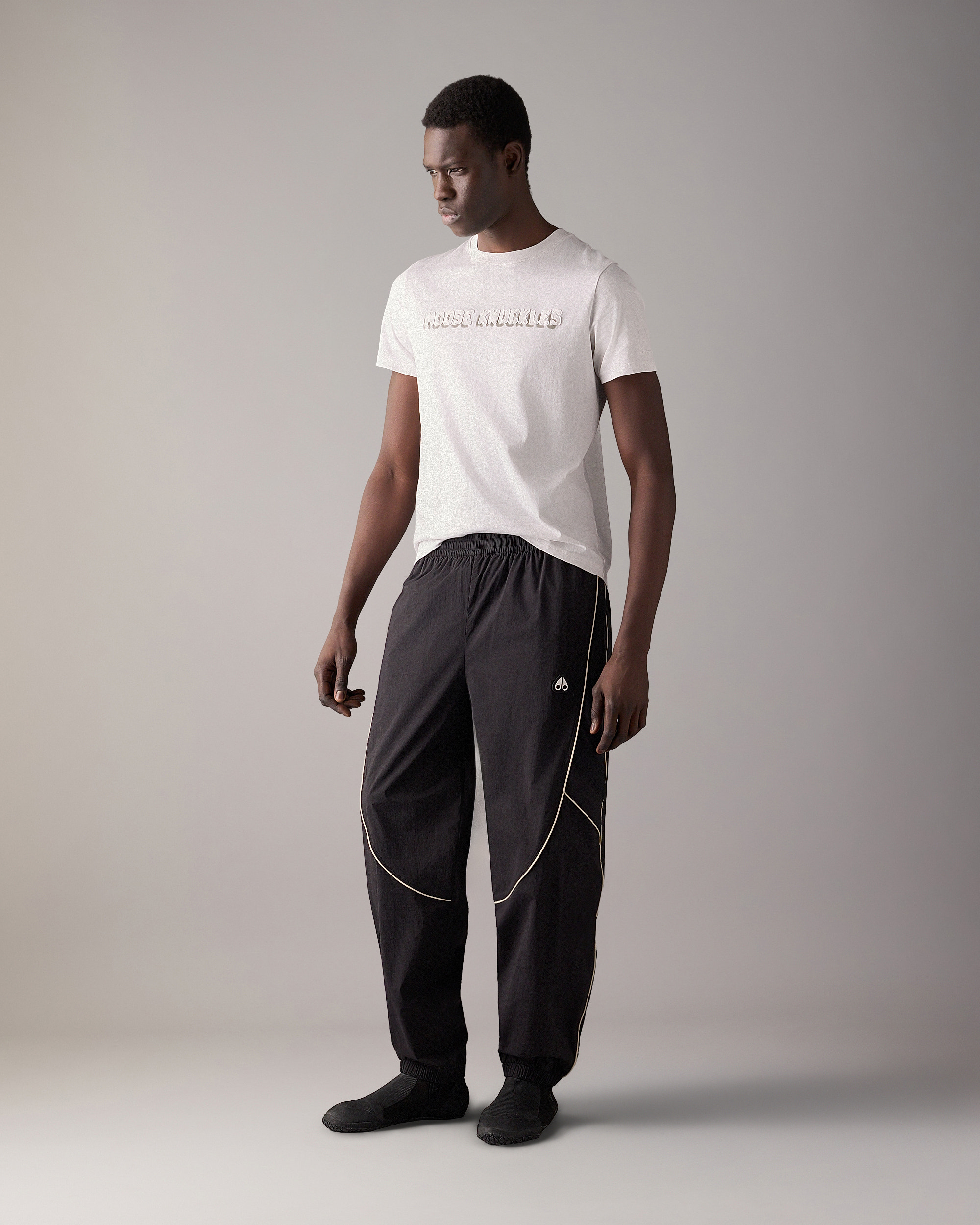 Moose Knuckles - M16MT707 - Conway Logo T-Shirt - MENS -  - Front Category