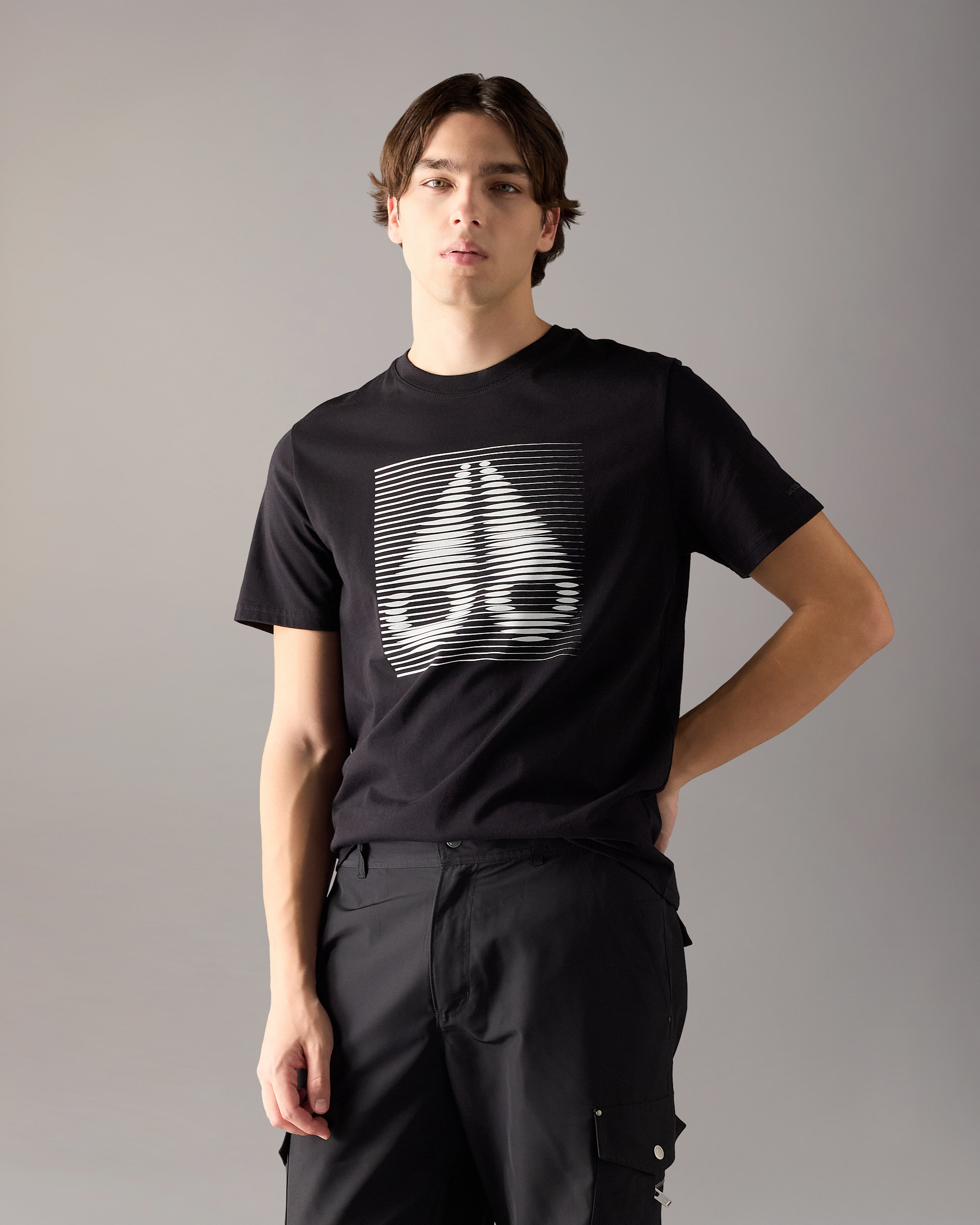 Moose Knuckles - M16MT729 - Raydaze Logo T-Shirt - MENS -  - Front