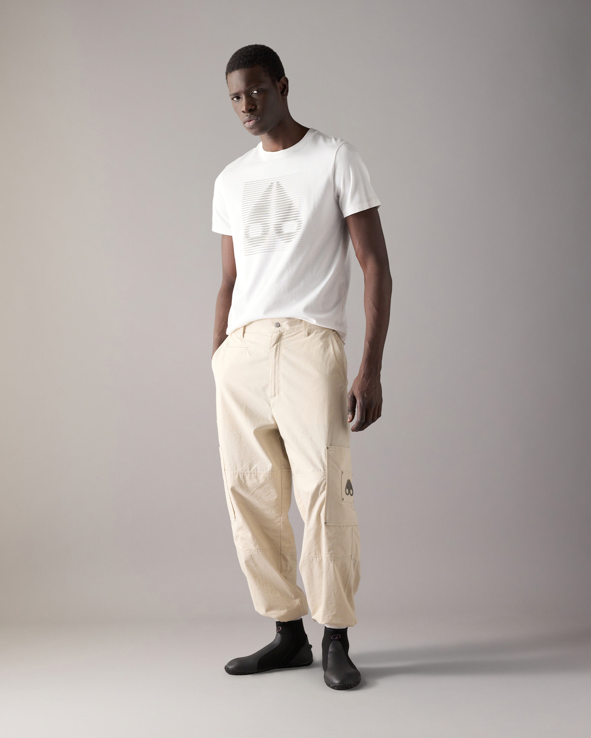 Moose Knuckles - M16MT729 - Raydaze Logo T-Shirt - MENS -  - Front Category