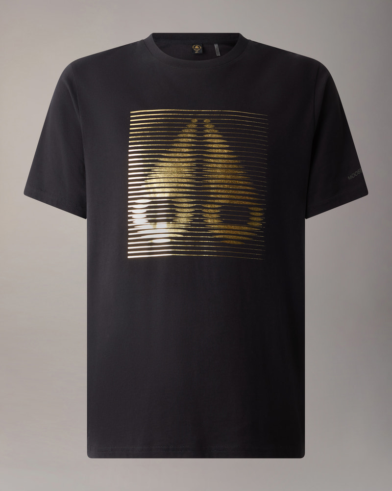 Moose Knuckles - M16MT729G - Gold Series Raydaze Logo T-Shirt - MENS -  - GM