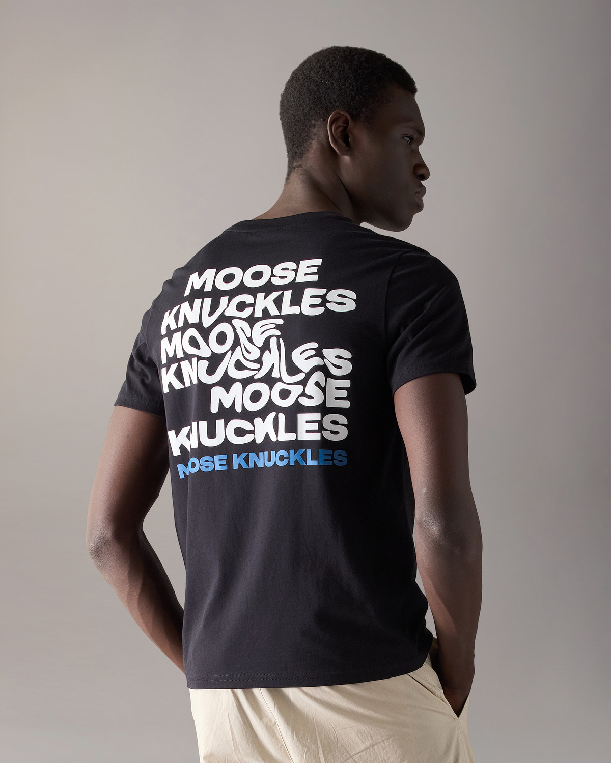Moose Knuckles - M16MT731 - Visionary Logo T-Shirt - MENS -  - Back