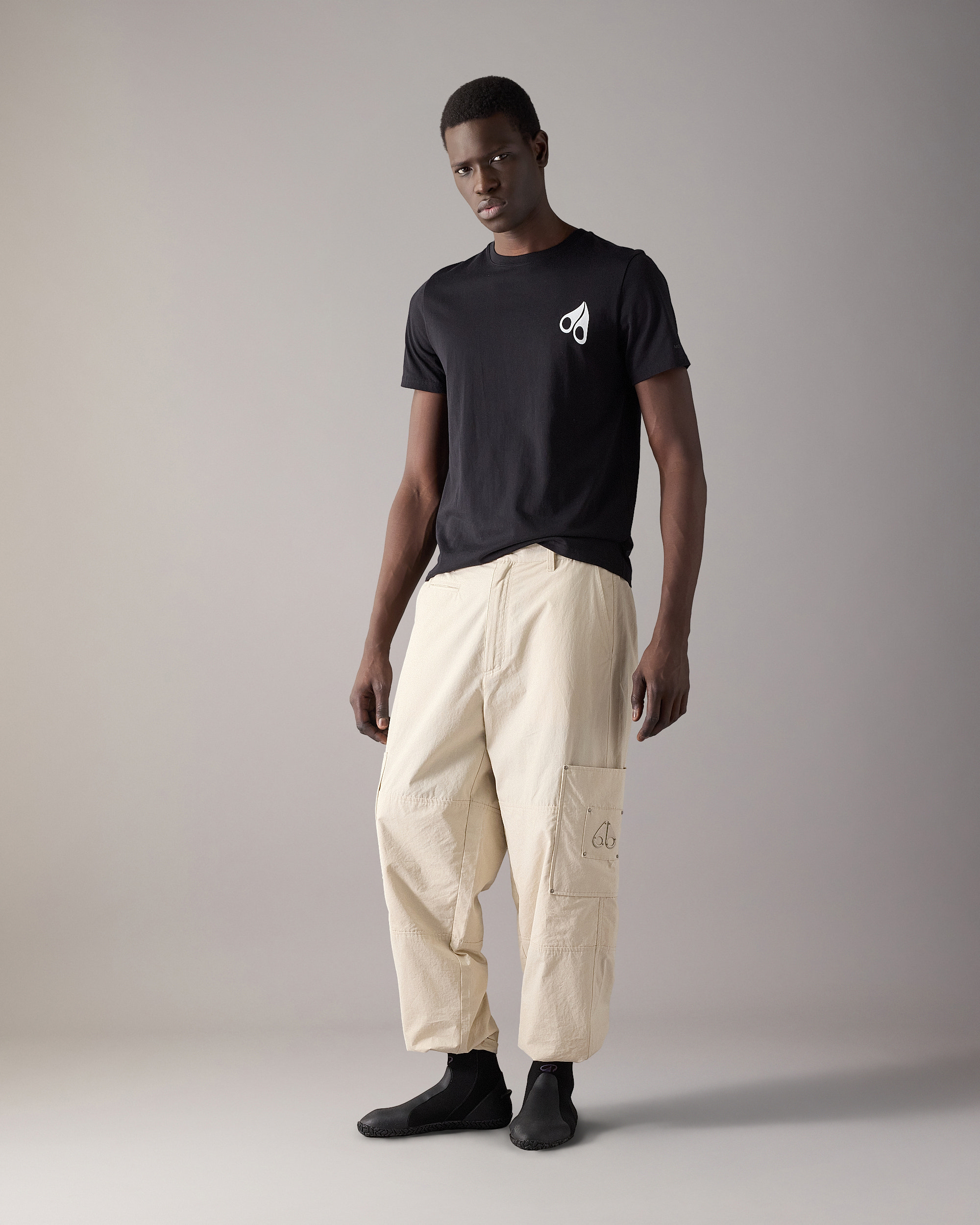 Moose Knuckles - M16MT731 - Visionary Logo T-Shirt - MENS -  - Front Category