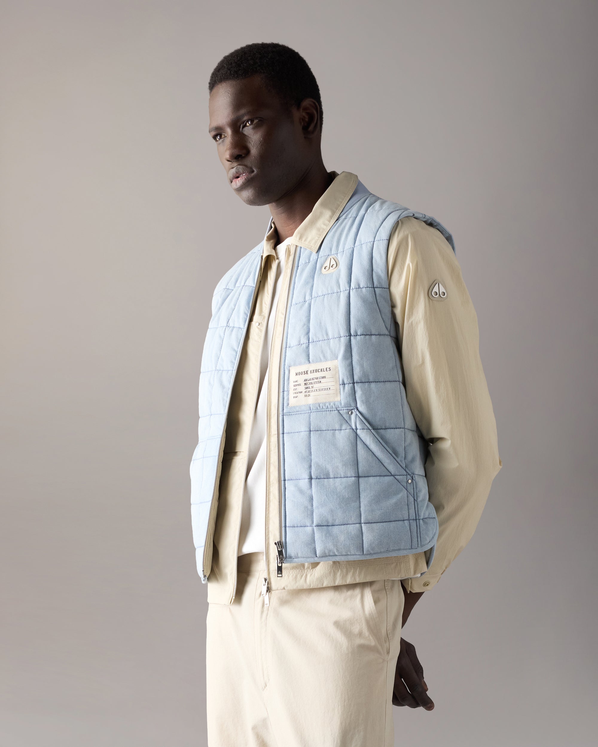 Transit Liner Denim Vest | Men | Moose Knuckles