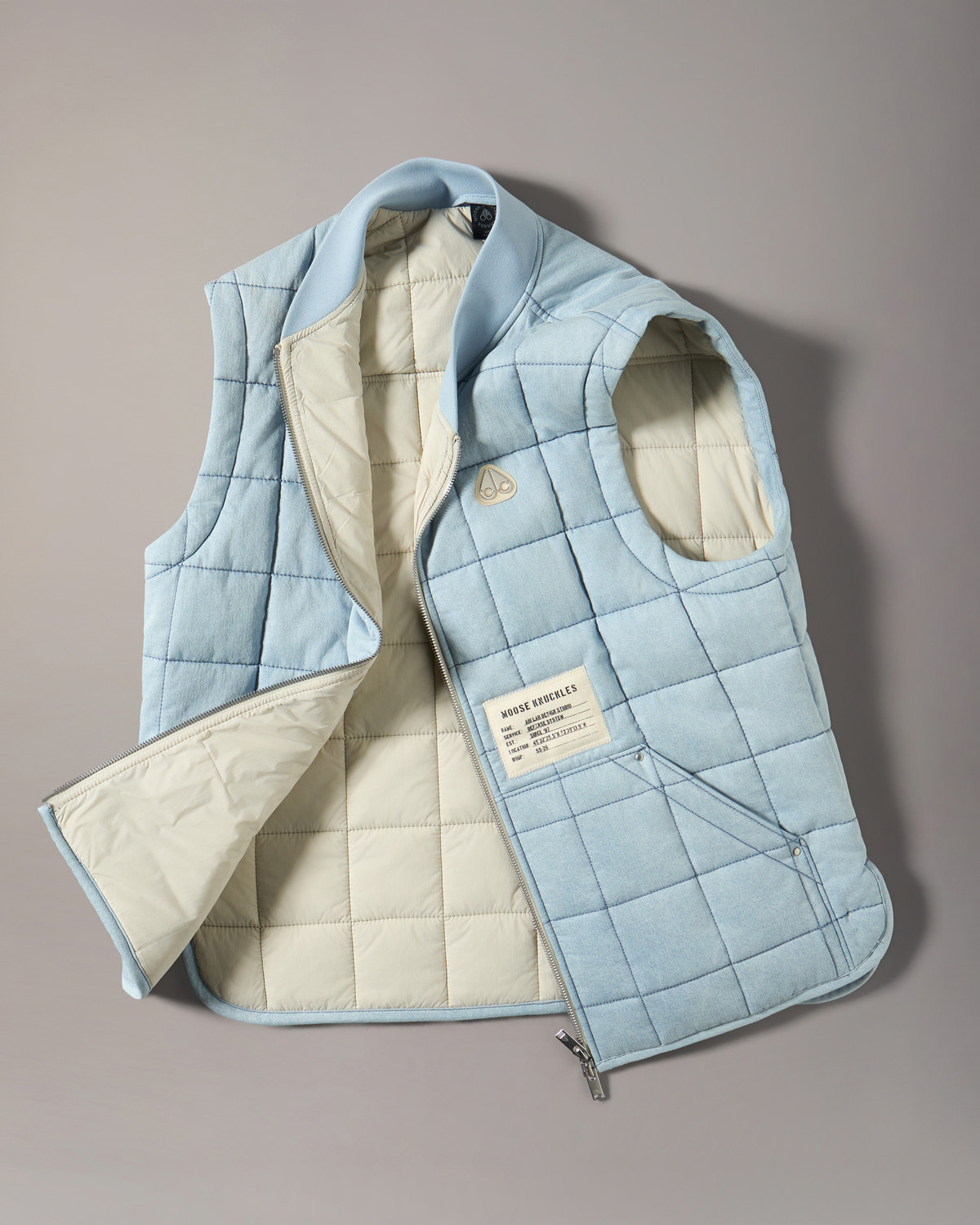 Moose Knuckles - M16MV456H1 - Transit Liner Denim Vest - MENS -  - GM