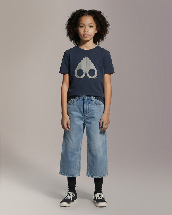 Moose Knuckles - M16UT740 - Tandem Pima Cotton Logo T-Shirt - KIDS -  - Front Category